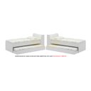 Ver imagem 3 de Cama Solteiro Bicama Com 2 Colchões Ditália BB-28 Branco