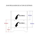 Ver imagem 3 de Berço com Colchão Ditália Multifuncional 3x1 Bbi-51 Branco
