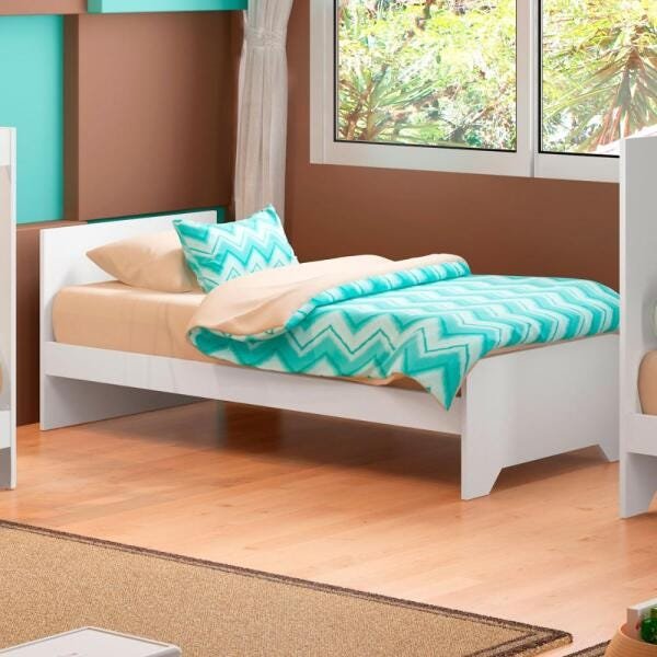Berço com Colchão Ditália Multifuncional 3x1 Bbi-51 Branco - 10