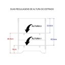 Ver imagem 6 de Berço com Colchão Ditália Multifuncional 3x1 Bbi-51 Branco