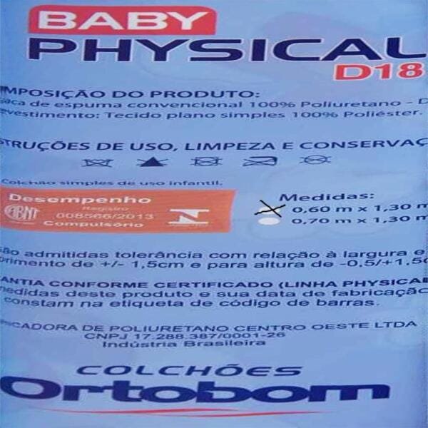Berço com Colchão Ditália Multifuncional 3x1 Bbi-51 Branco - 6