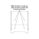 Ver imagem 3 de Berço com Colchão Ditália Multifuncional 3x1 Bbi-51 sem Colchão