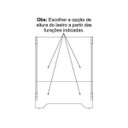 Ver imagem 7 de Berço com Colchão Ditália Multifuncional 3x1 Bbi-51 Branco