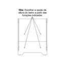 Ver imagem 4 de Berço com Colchão Ditália Multifuncional 3x1 Bbi-51 Branco