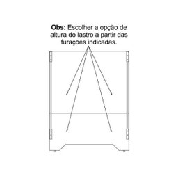 Berço com Colchão Ditália Multifuncional 3x1 Bbi-51 Branco - 3