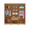 Guarda-Roupa Casal 231 6 Portas 2 Gavetas Aramóveis - 2
