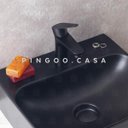 Ver imagem 2 de Torneira para banheiro Misturador Monocomando Baixa Araguaia Pingoo.casa - Preto