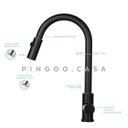 Ver imagem 3 de Torneira para cozinha gourmet Misturador Monocomando em Aço Inox Escovado Muru Pingoo.casa - Preto