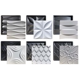 Kit 6 Formas Gesso/Cimento 3D ABS Grandes - 1