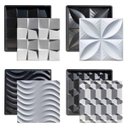Ver imagem 1 de Kit 4 Formas Gesso/cimento 3D ABS 40x40cm