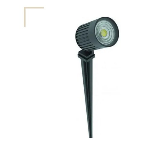 Espeto Jardim Interlight 6w 3026-s Preto 2700k