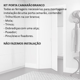 Kit ferragens para porta camarão - 2