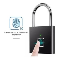 Cadeado Digital Biométrico Carga Usb Até 10 Usuários - 3