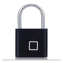 Cadeado Digital Biométrico Carga Usb Até 10 Usuários - 1