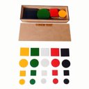 Ver imagem 1 de Token Test Educativos Pedagógicos Testes Neuro Psicológicos Brinquedos em Madeira Jogos Divertidos S