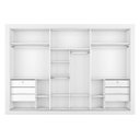 Ver imagem 3 de Guarda-roupa Toronto 3 Portas 1 Espelho Branco