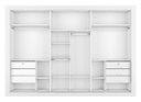 Ver imagem 3 de Guarda-roupa Toronto 3 Portas 1 Espelho Branco