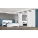 Ver imagem 1 de Guarda-roupa Toronto 3 Portas 1 Espelho Branco