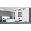 Ver imagem 1 de Guarda-roupa Toronto 3 Portas 1 Espelho Branco