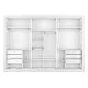 Ver imagem 3 de Guarda-roupa Toronto 3 Portas 3 Espelhos Branco