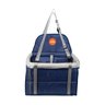 Cadeirinha / Assento de Transporte para cães e gatos até 10 kilos - Tubline  - Cinza e Azul - 6