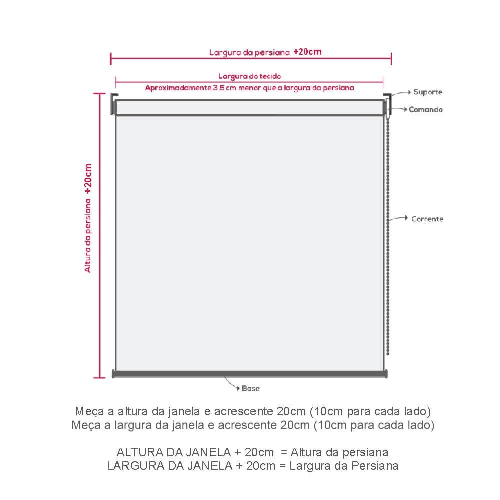 Ver imagem 5 de Persiana Rolo Screen 3% Preto - 1,00m x 2,40m