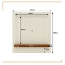 Ver imagem 2 de Painel Ripado para Tv até 75 Polegadas Intense com Nicho 229cm