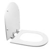 Assento Sanitário Poliéster para Louça Next (docol) Slow Close Cromado (reb. Oculto) Branco - 2