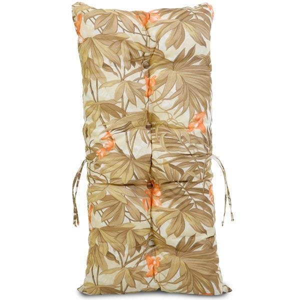 Kit Cadeiras de Bambu 3 Lugares com Almofadas Folhagem Claro - 2