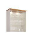 Ver imagem 2 de Cristaleira de Cozinha Luiza C- 4 Portas (2 de Vidro) Cinamomo-off White - Cimol