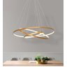 Lustre Pendente Moderno Anéis LED 3 Arcos Pé Direito Duplo - 4