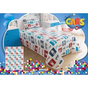 Colcha Montblanc Boys Cars 1,80 x 2,30