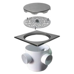 Ralo Inox 12,5 X 12,5 Select Grelha com Caixilho - Mozaik - 4