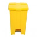 Ver imagem 3 de Kit com 11 Lixeira Plástica 30 Litros com Pedal Amarelo