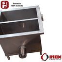 Ver imagem 5 de Caixa de Gordura Inox - Modelo 02 - Inox 304 - 30x30x25 Cm