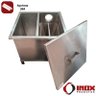 Caixa de Gordura Inox - Modelo 02 - Inox 304 - 30x30x25 Cm - 3