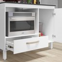 Ver imagem 5 de Balcão para Cooktop 1 Porta 1 Gaveta Jatobá