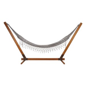 Suporte de Madeira para Rede de Descanso