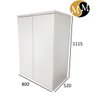 Sapateira 800/6 Porta Click Gaveteiro Cômoda Quarto Closet Guarda-Roupas Decoração 100% MDF - 2