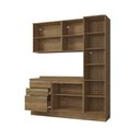 Ver imagem 5 de Armário de Cozinha Compacta 100% Mdf 190cm Nogueira Celeste Kappesberg