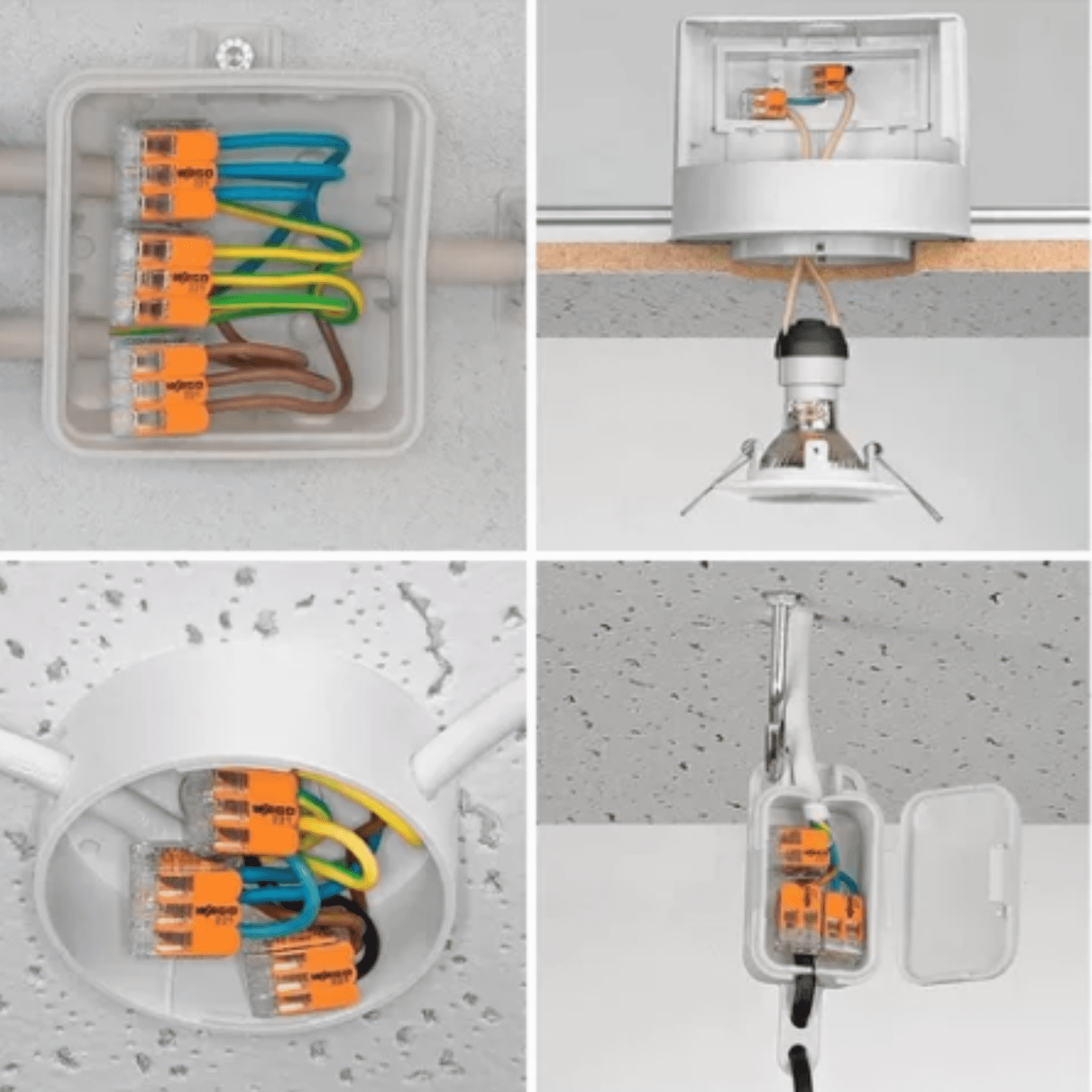 Conector Wago Compacto Emenda 2 Fios Modelo 221-612 Kit C/10un - 2