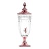Dispenser Suqueira de Cristal C/pé e Tampa Brandon Rosé 2 Litros Wolff - 4