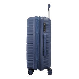 Mala Média 23kg em Polipropileno Rodas 360º Cadeado Tsa Gladiador P2m:azul Marinho - 3