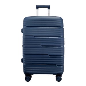 Mala Média 23kg em Polipropileno Rodas 360º Cadeado Tsa Gladiador P2m:azul Marinho