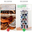 Ver imagem 4 de Sapateira Giratória com Divisória para Botas 2.25m Branca