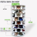 Ver imagem 2 de Sapateira Giratória 1.65m Branca