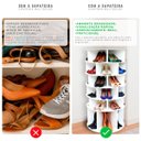 Ver imagem 5 de Sapateira Giratória com Divisória para Botas 1.45m Branca