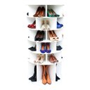 Ver imagem 4 de Sapateira Giratória com Divisória para Botas 1.45m Branca