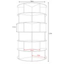 Ver imagem 6 de Sapateira Giratória 1.25m Branca