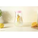 Ver imagem 2 de Jarra para Água e Suco com Tampa e Alça 2L Transparente e Rosa Quartzo Ou